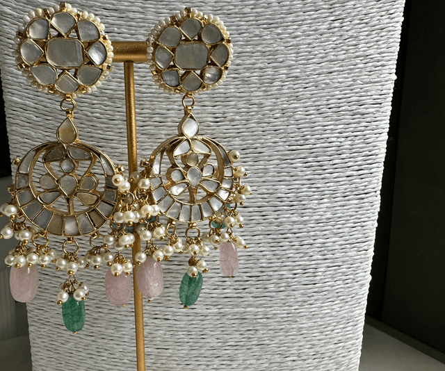 Mother of pearl choker set Pastel 