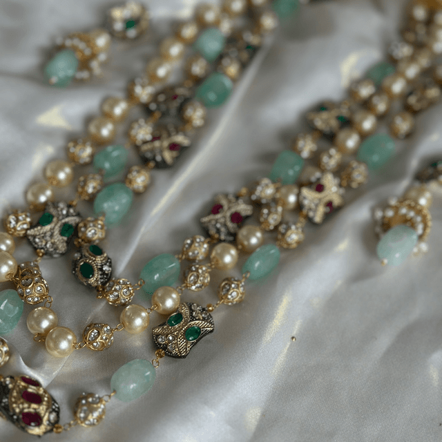 Blue Regal Mala Set